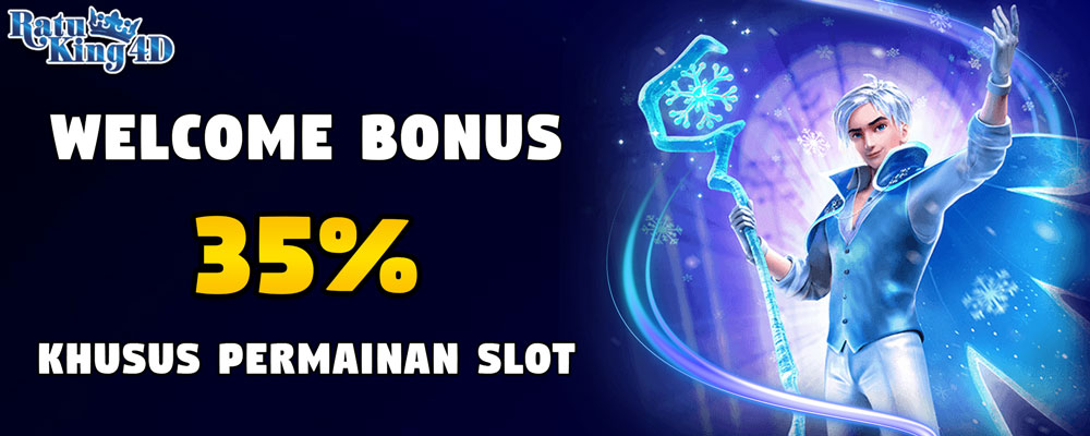 Welcome bonus 35% slot (BONUS DIAWAL)